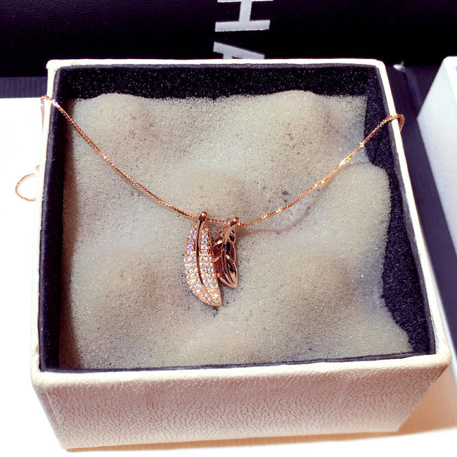Aurebrisa Celestial Leaf Necklace