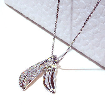 Aurebrisa Celestial Leaf Necklace