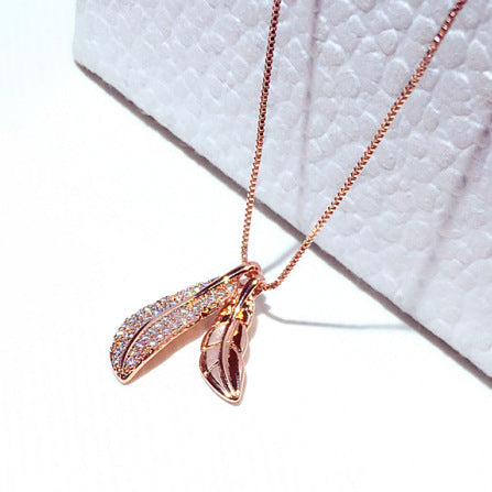 Aurebrisa Celestial Leaf Necklace