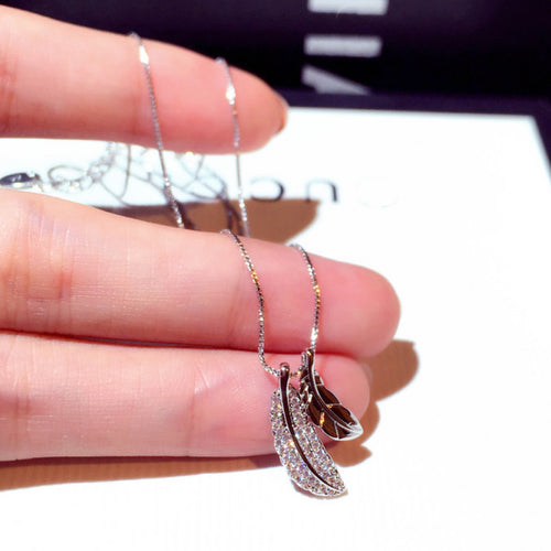 Aurebrisa Celestial Leaf Necklace